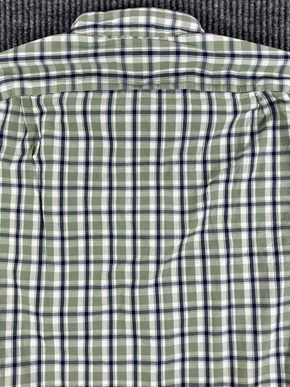 J.Crew Slim Untucked Plaid Button Down Shirt Green/Navy Blue Men’s Small NWT